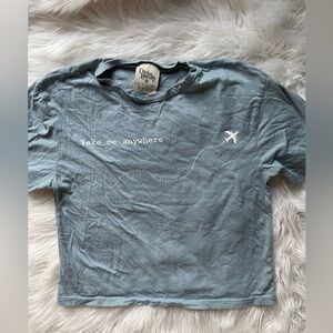 Dirtee Laundry “take me anywhere” crop top